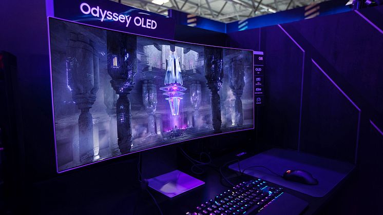 Samsung presenterar gaming-monitorn Odyssey OLED G8 på IFA 2022