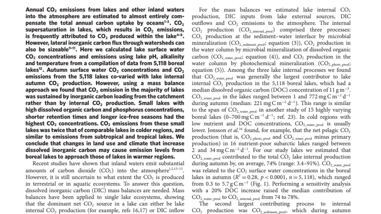Artikel i Nature Geoscience