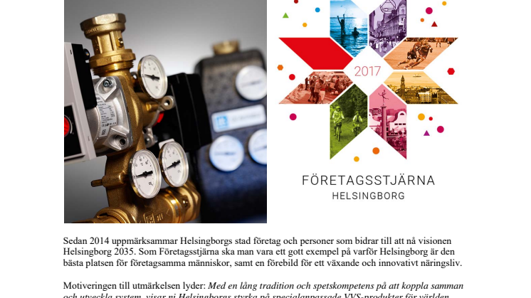 LK utnämnt till företagsstjärna i Helsingborg