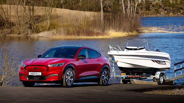 Ford Mustang Mach-E får økt godkjent tilhengervekt
