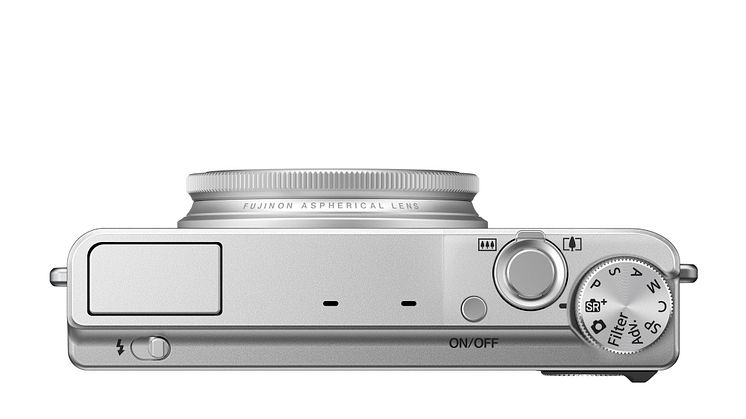 FUJIFILM X-Q1 hopea yläosa