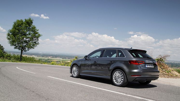 Audi A3 Sportback e-tron Daytonagrå side