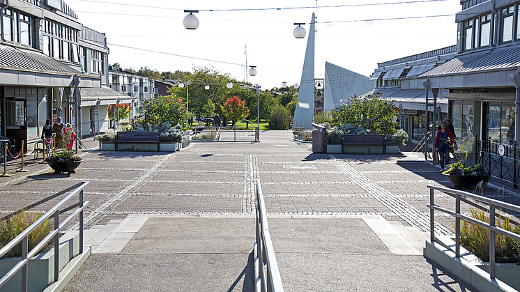 Vårväderstorget är ett av de torg GöteborgsLokaler förvaltar. Fotograf Hans Wretling