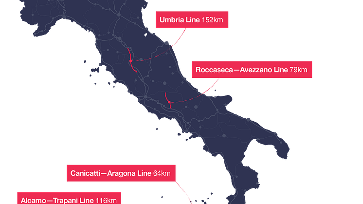 Hitachi Rail - ERTMS Map Italy