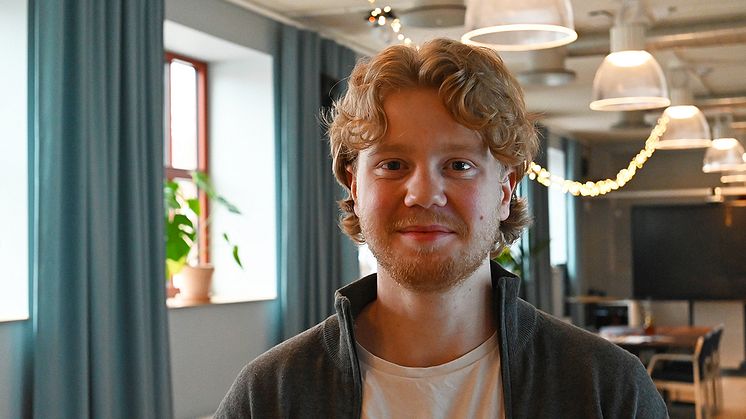 Snart färdig energiingenjör. Efter praktiken på Energikontoret i Mälardalen har Sigge Överstad en termin kvar till examen från TUC Yrkeshögskola i Tranås.