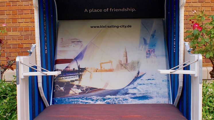 Strandkorb der Freundschaft und Symbol der Städtepartnerschaft