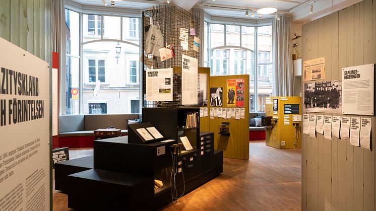 Utställningen "Sverige och Förintelsen" i Gamla stan i Stockholm