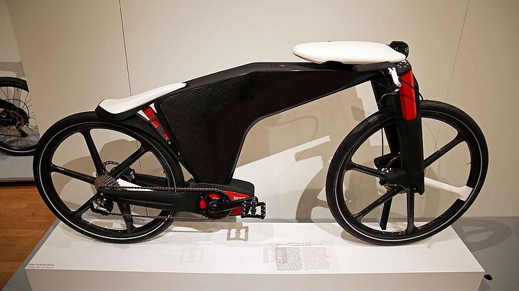 Der Prototyp des "Visionsbike" vom Mechatronikspezialist Brose Fahrzeugteile GmbH & Co. KG