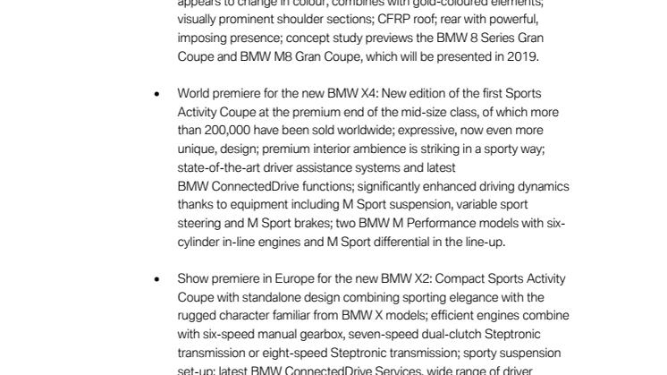 BMW på Genève Motor Show - highlights