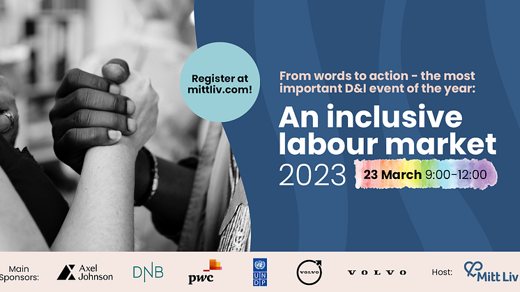 Securitas VD, Carl Dahlén, deltar i Mitt livs symposium ”An inclusive labour market 2023”. Ett Program med ambitionen att öka mångfald och inkludering på arbetsplatser.