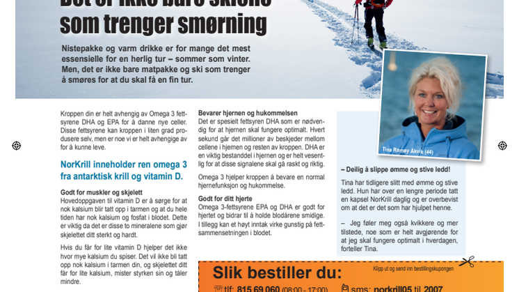 Det er ikke bare skiene som trenger smørning 