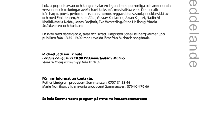 Lågmäld hyllning till kungen av pop
