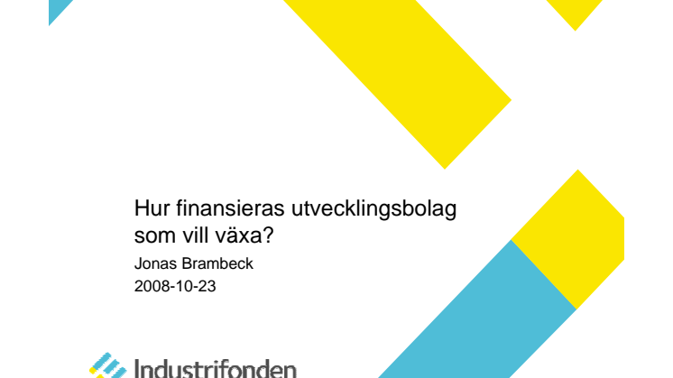 Industrifonden presentation