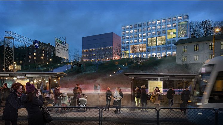 Förslag Utforskaren, arkitekttävling universitetsbiblioteket