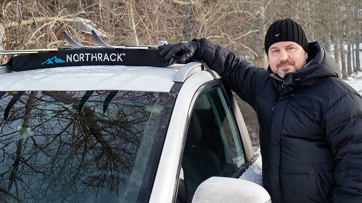 "Northrack är tänkt för personer som inte vill ha ett takräcke men som titt som tätt behöver ett."