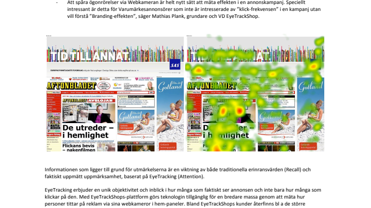 SAS reklam mest effektiv