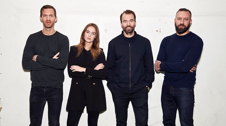 Gustav Gisseldahl, Cornelia Brantås, Martin Landén och Rami Nihlawi på APPRL