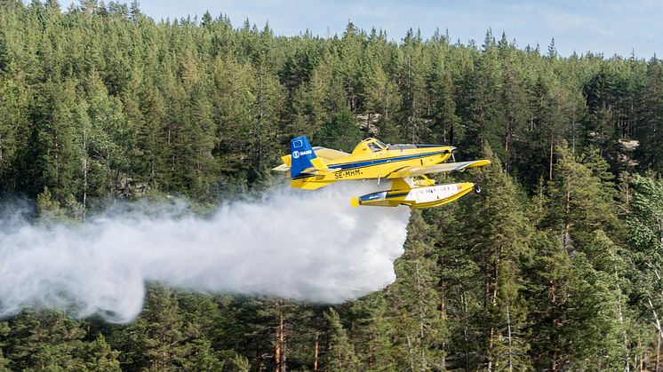 Mindre skopande flygplan