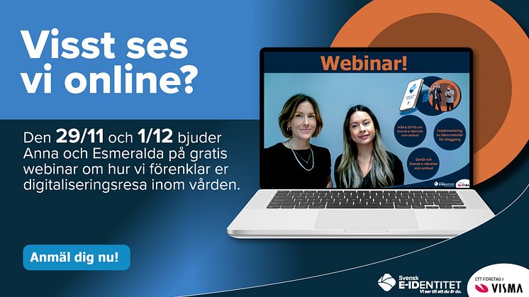 webinar den 29/11 & 1/12 