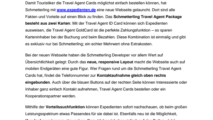 Das Must-have für Expedienten: Jetzt die Travel Agent Cards auf expedienten.de sichern