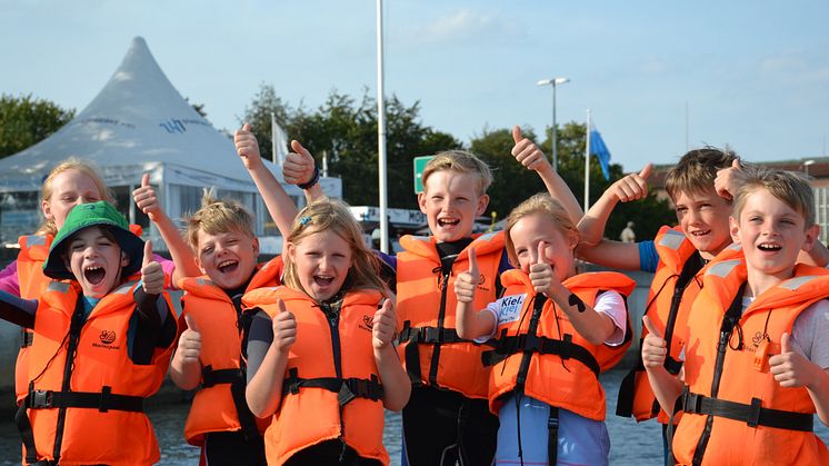 Freude bei den Segelkids im Segelcamp