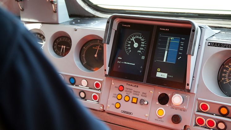 DMI screen in-cab