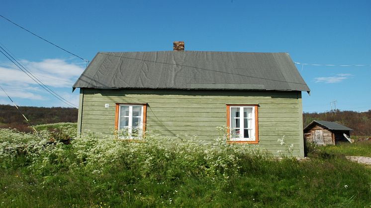 Toroms bolighus i Àlddanjàrga i Unjárgga gielda (Nesseby kommune). Foto Randi Sjølie. 