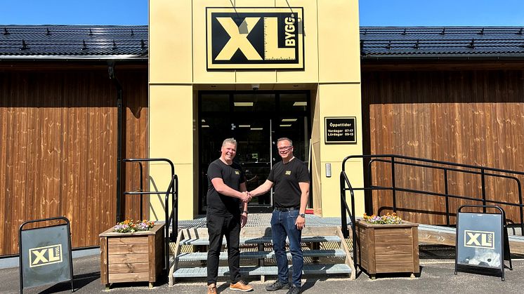 Från vänster: Jesper Johansson, XL-BYGG Karlstad och Karl Andersson, XL-BYGG Hilmer.