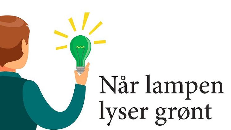Når lampen lyser grønt
