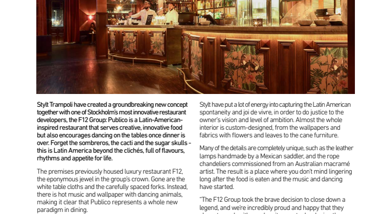 From fine dining to fun dining: Legendary Stockholm restaurant gets a new twist