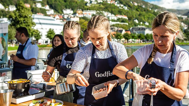 Godfisk inviterer til en spennende familiekonkurranse i sjømatlaging under Bergen Matfestival. Foto: Tove Lise Mossestad, Matarena AS