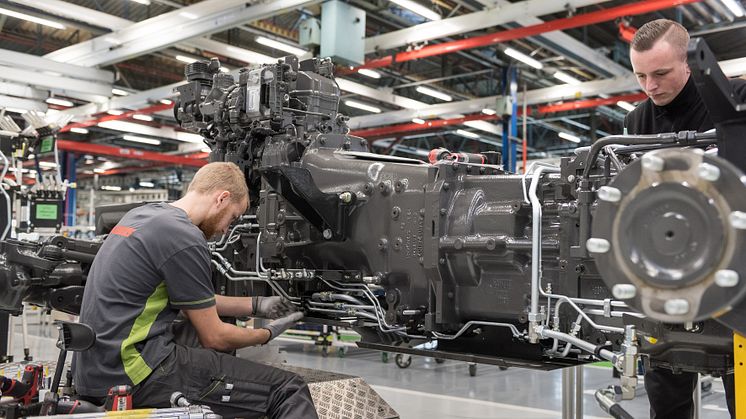 CLAAS traktorfabrik i Le Mans