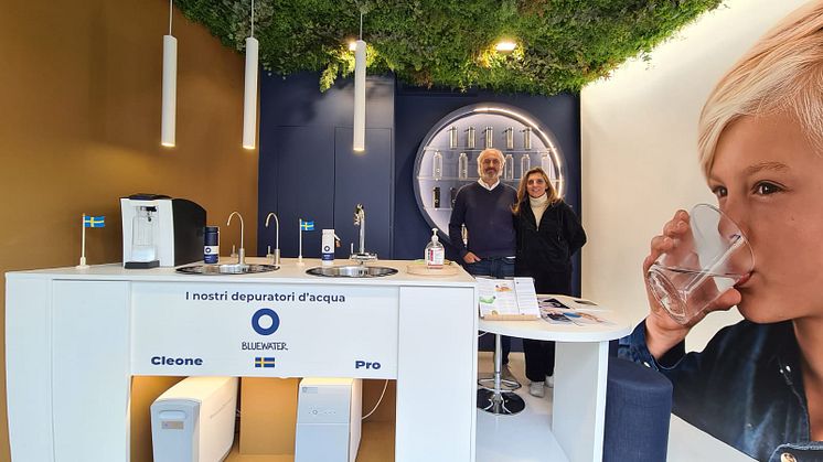 Enrico Cascione and partner Beatrice Villa at H2Optima have opened the first Italian Bluewater Experience Center in central Milan.