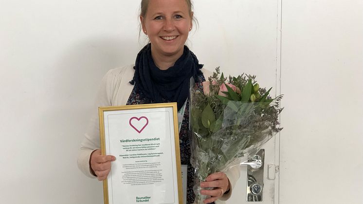 Caroline Feldthusens forskning bidrar till personcentrerad vård, vilket är av ytterst vikt för reumatiker.