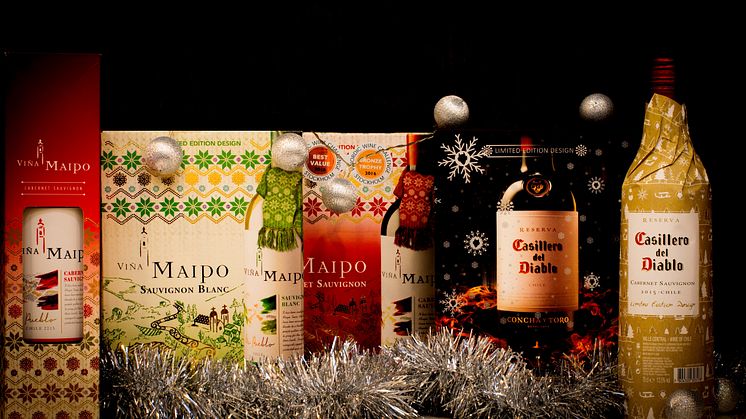 Casillero del Diablo och Viña Maipo byter om till vinterkläder