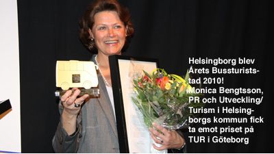 Årets Bussturiststad 2010 är Helsingborg