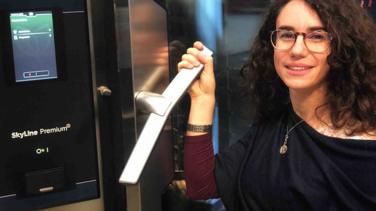 Eleonora Pippia, en av matematikerna som var med och skapade Plan-n-Save-funktionen i SkyLine.