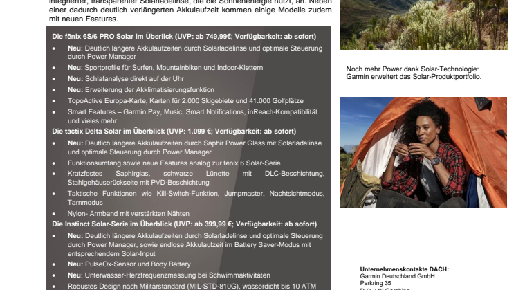 PM Garmin Erweiterung Solar-Serie
