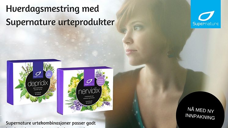 Hverdagsmestring med Supernatures urteprodukter