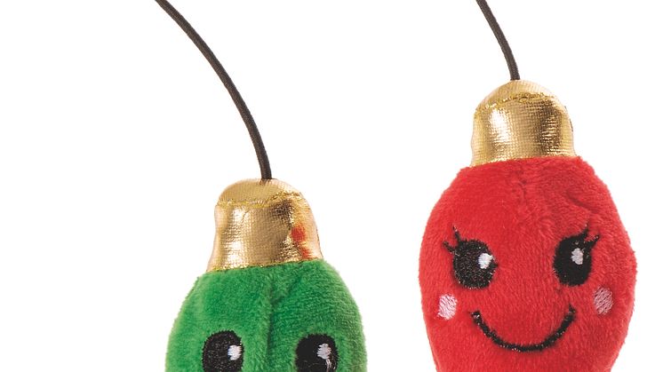 Little&Bigger Holiday Parade Cat Toy Light Bulbs 2-pack