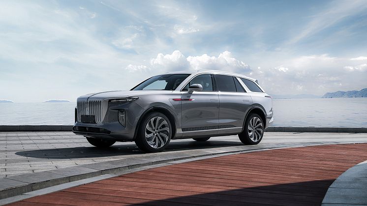 Hongqi-flagskibet E-HS9 er prissat