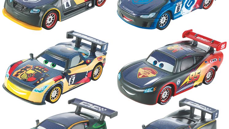 Disney Cars Carbon Racers Die-Cast Sortiment 