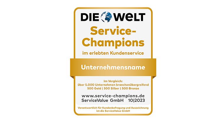 Deutschlands Service-Champions begeistern ihre Kunden