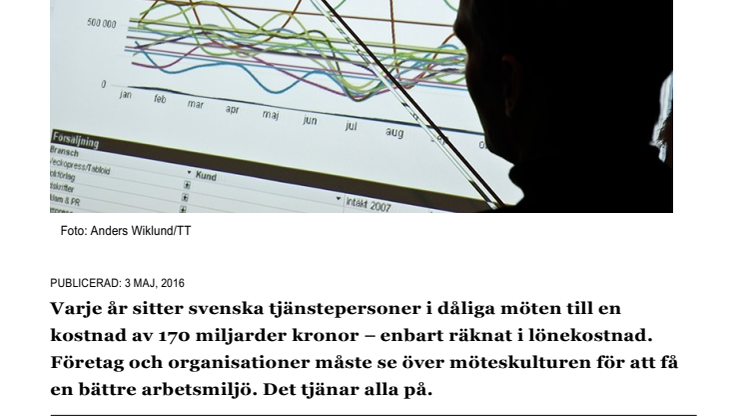 Vi måste sluta lägga tid på dåliga jobbmöten! DN Debatt med Micke Darmell