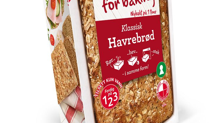 Møllerens Havrebrød - En form for baking