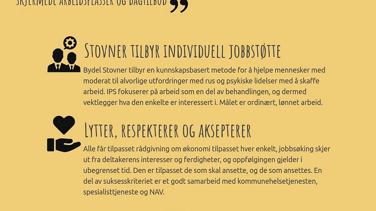 ​Støtte til et normalt arbeidsliv 