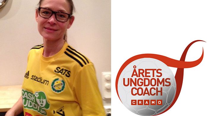 Lena Andersson, Sävehof, finalist i Årets Ungdomscoach i handboll