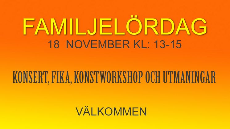 Tango och polis på familjelördag