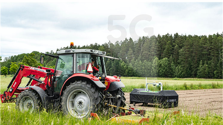 Telia och Ekobot i 5G-samarbete kring autonom robot för hållbart jordbruk
