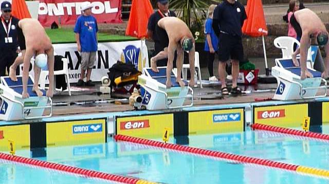 100 m fjärilsim vid SM i simning - Lars Frölander